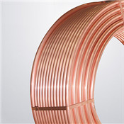 Smooth copper coil tube with high precision