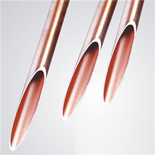 Inner-grooved copper coil tube